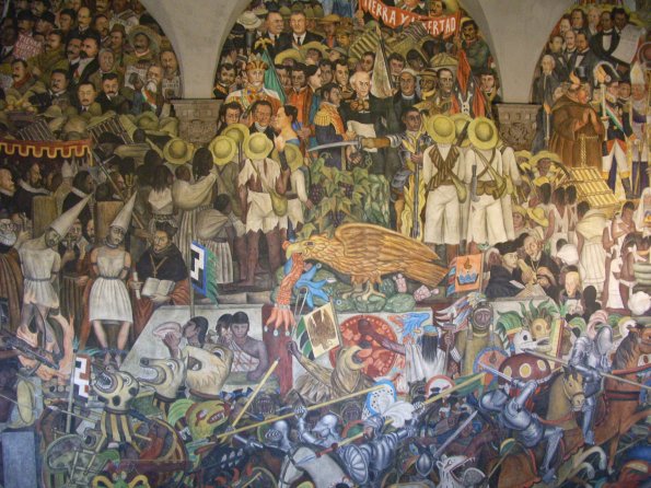 005 Mexico City Palacio National Diego Rivera Mural.JPG